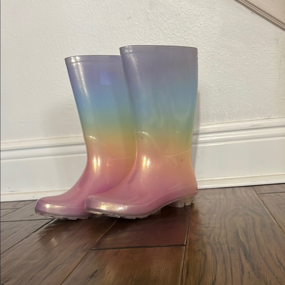 Target Silver Rain Boots